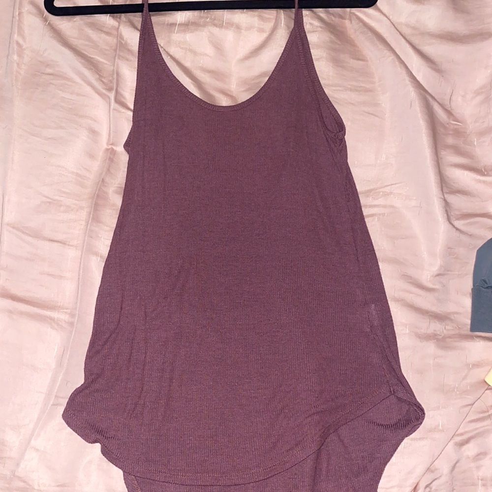 low back long tank top